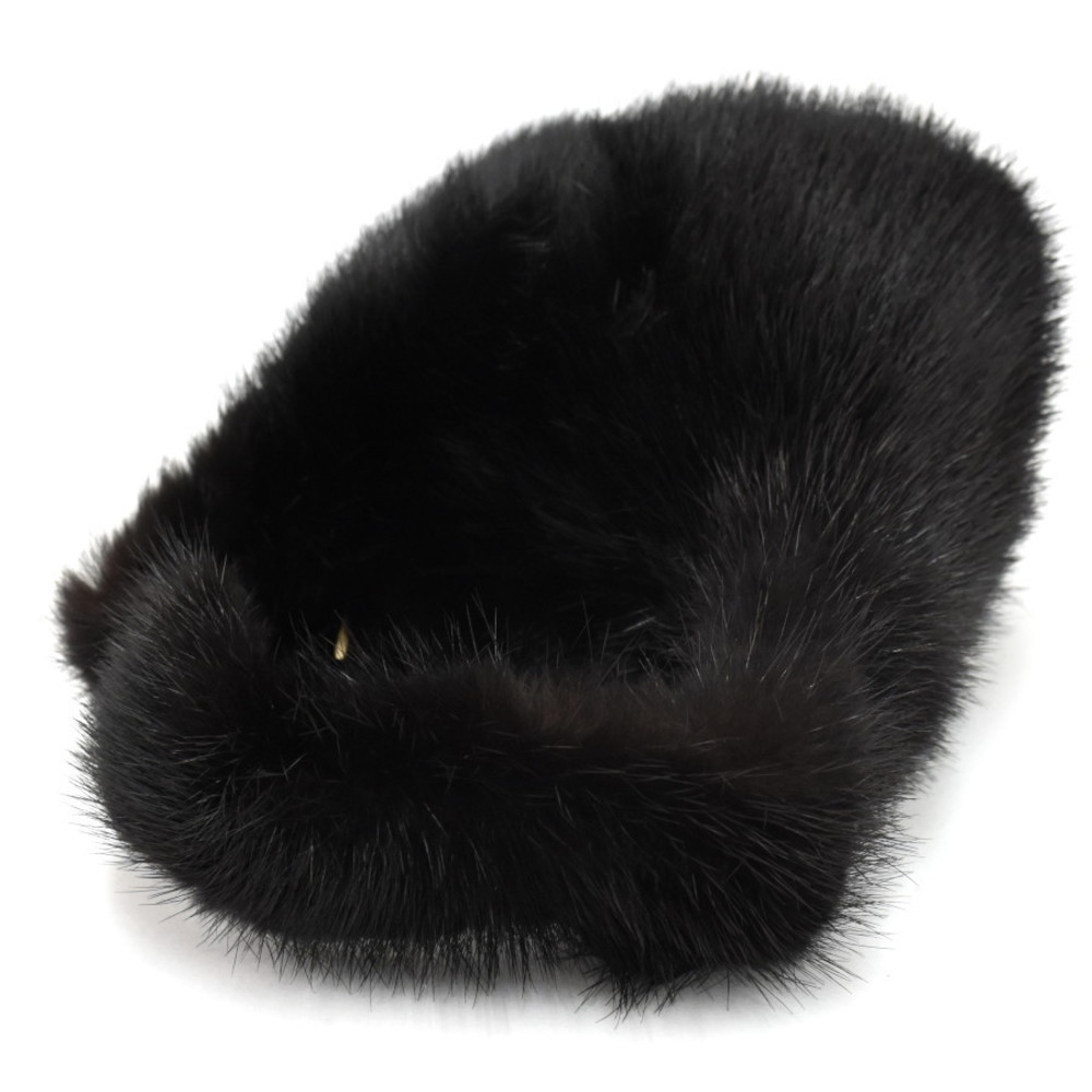 Gucci Handbag Mini Bag Pouch Mink Fur Satin Black - Picture 7 of 9